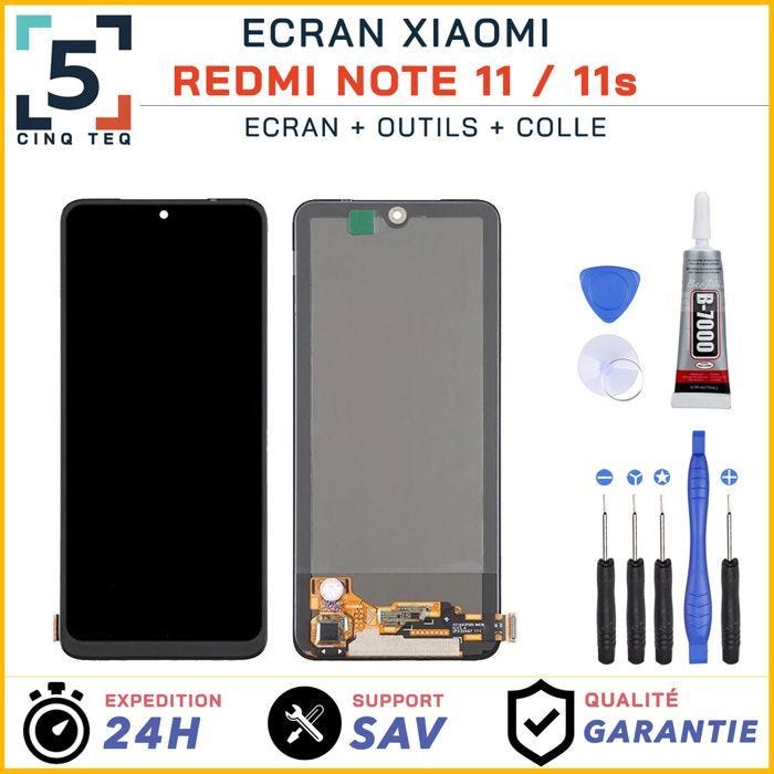 Ecran LCD Remplacement pour XIAOMI Redmi NOTE 11 / 11S 2201117 Gris Bleue +Kit