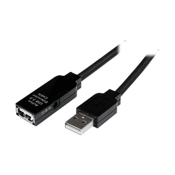 Câble Répéteur USB 15 m - STARTECH.COM - Rallonge USB Actif - Noir