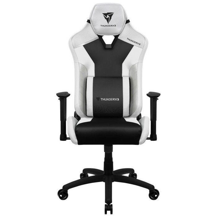 Fauteuil Gamer - ThunderX3 - TC3 Max - Blanc - Réglable en hauteur - Support 150 kg