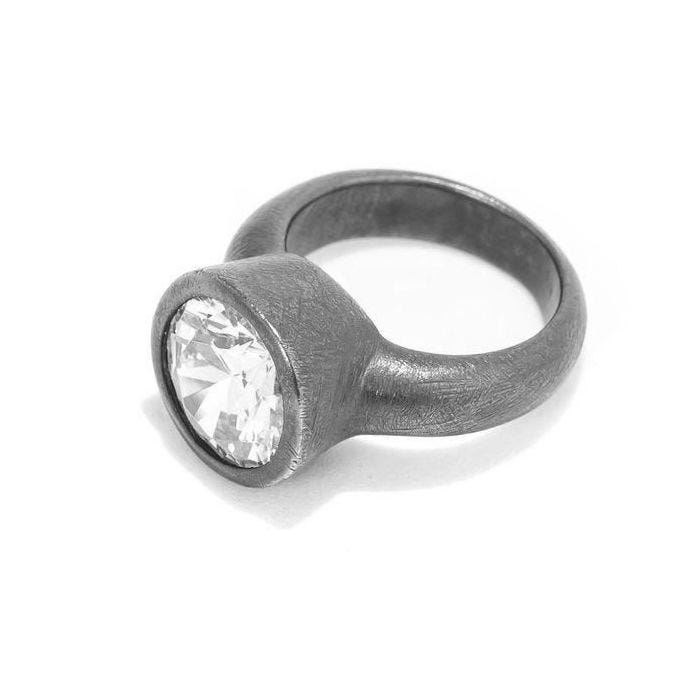 Bague Femme - Demaria - DMAN4110474-N16 - Argent 925 - Taille 16 - Gris