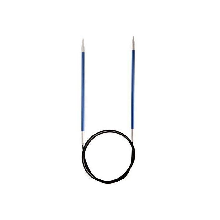 KnitPro KNIT PRO 120 cm x 4 mm en Aluminium fixe aiguilles à tricoter circulaires-Zing-Bleu - KP47189