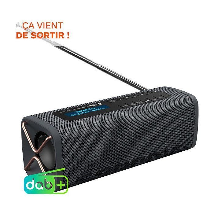 Enceinte Bluetooth - GRUNDIG - GBTBANDBLACK - 5 W RMS - Autonomie 8h - Bluetooth 5.0