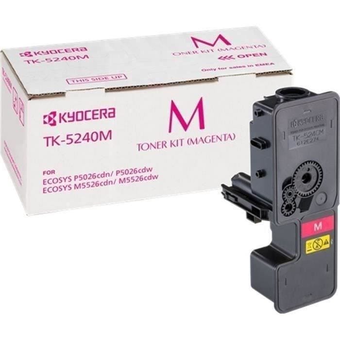 Cartouche de toner KYOCERA TK 5240M originale magenta pour ECOSYS M5526cdn, M5526cdw, P5026cdn, P5026cdw