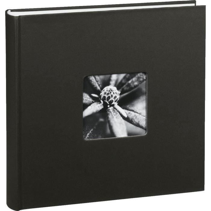 HAMA 00001898 Album photos Jumbo " Fine Art" - 100 pages blanches - Format 30 x 30 cm - Noir