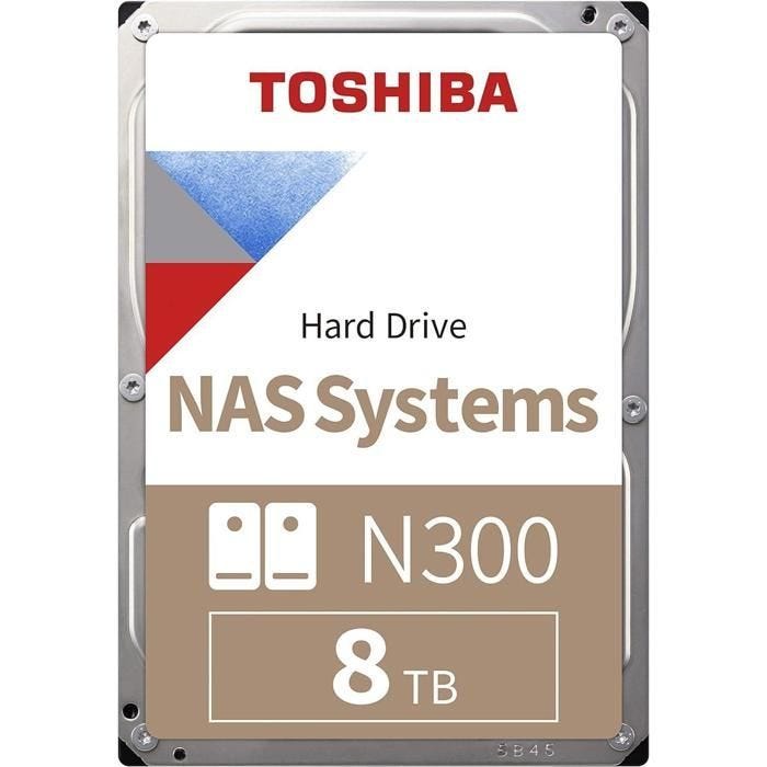 8 To Toshiba N300 SATA III 3,5" 7200 tr/min 256 Mo HDWG480UZSVA