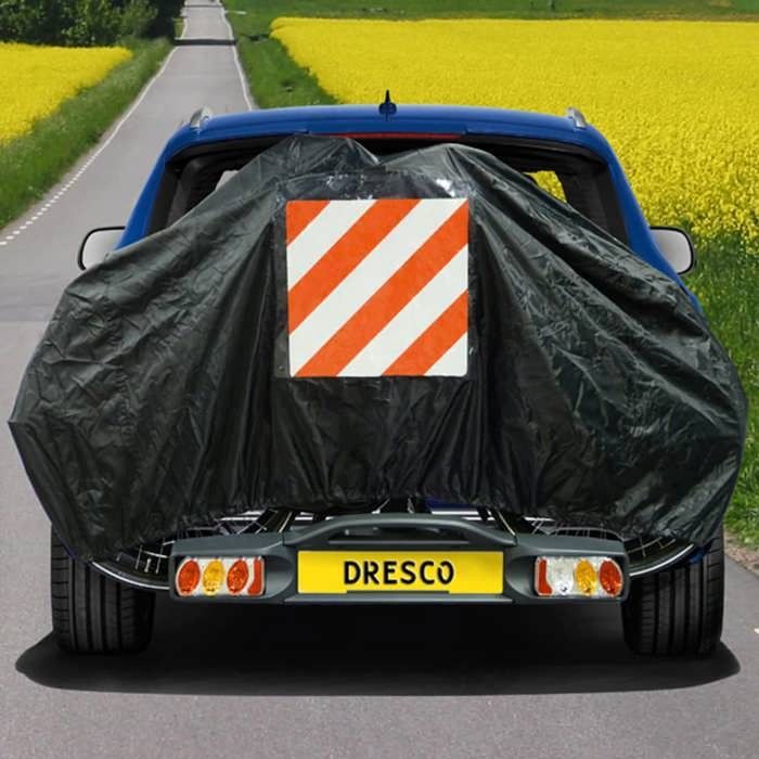 Dresco Housse élastique de vélo pour 2 vélos Noir 439367