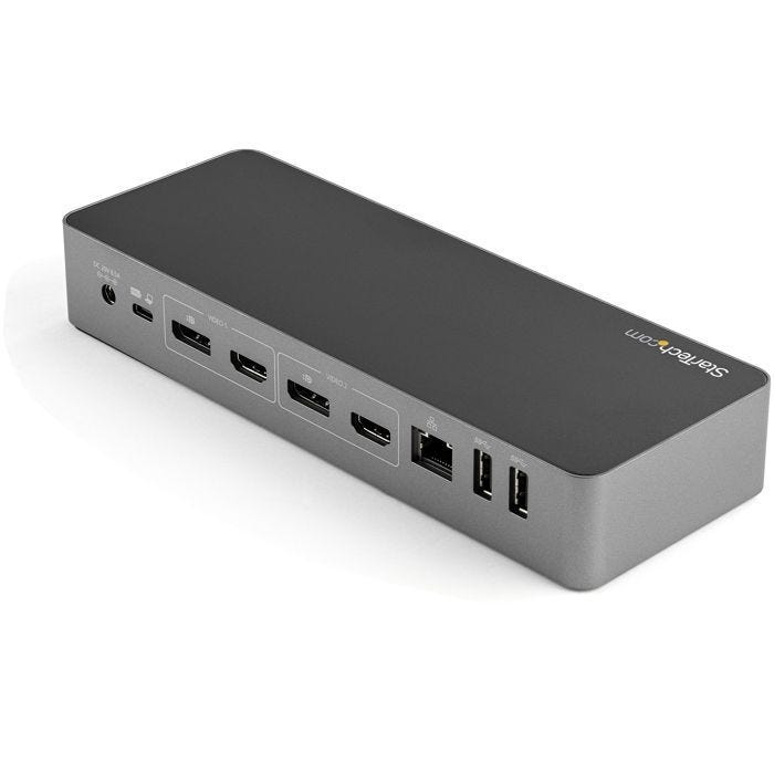 startech 2 x 4k universal laptop docking station usb-c-usb 3.0 100w pd noirCustomisation PC Double DP, double HDMI ou DP + HDMI |