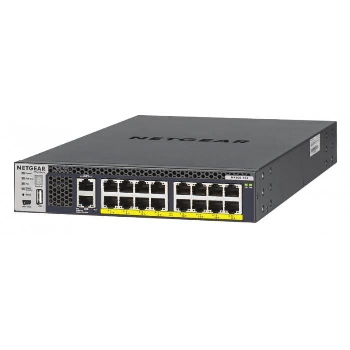 Commutateur NETGEAR M4300-16X POE+APS600W - 16 ports - Géré - C3