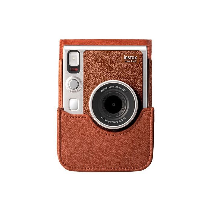 Housse - FUJIFILM - instax evo - Marron - Protection - Élégante