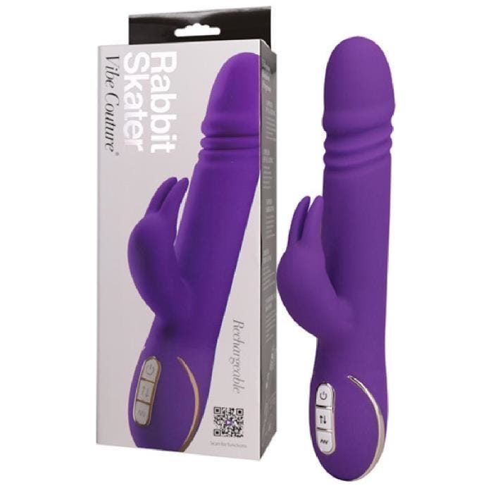 Vibromasseur - VIBE - Skater - Violet - Rechargeable - 7 modes de vibration - Stimulateur clitoridien