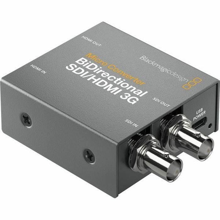 Blackmagic Design Micro Converter BiDirectional SDI HDMI 3G PSU avec alimentation Convertisseur