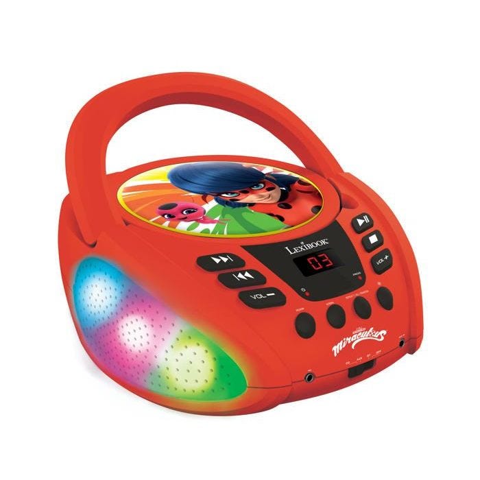 Lecteur CD Bluetooth lumineux Miraculous