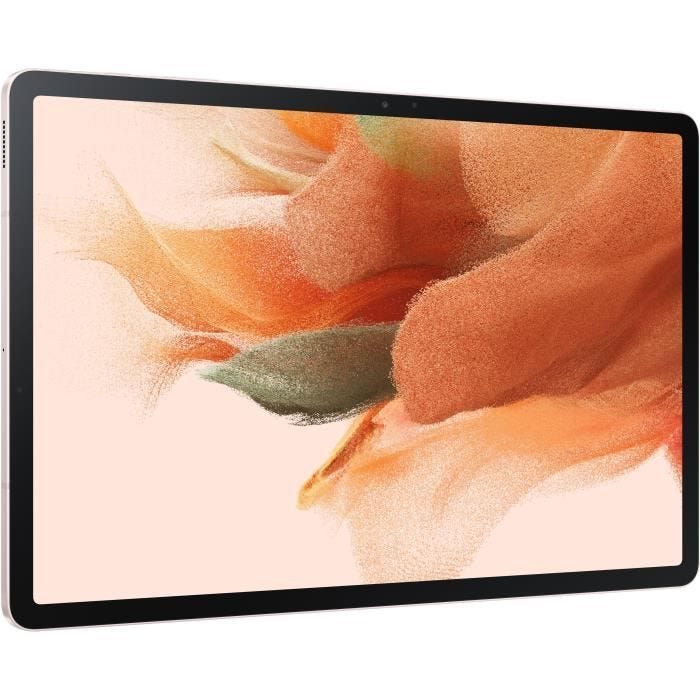 Tablette Tactile - SAMSUNG Galaxy Tab S7 FE - 12,4" - Android 11 - RAM 4Go - Stockage 64Go + S Pen - Rose - WiFi