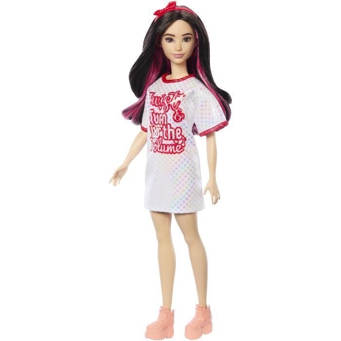 Barbie-Barbie Fashionistas-Poupée cheveux noirs 65ème anniversaire HRH12