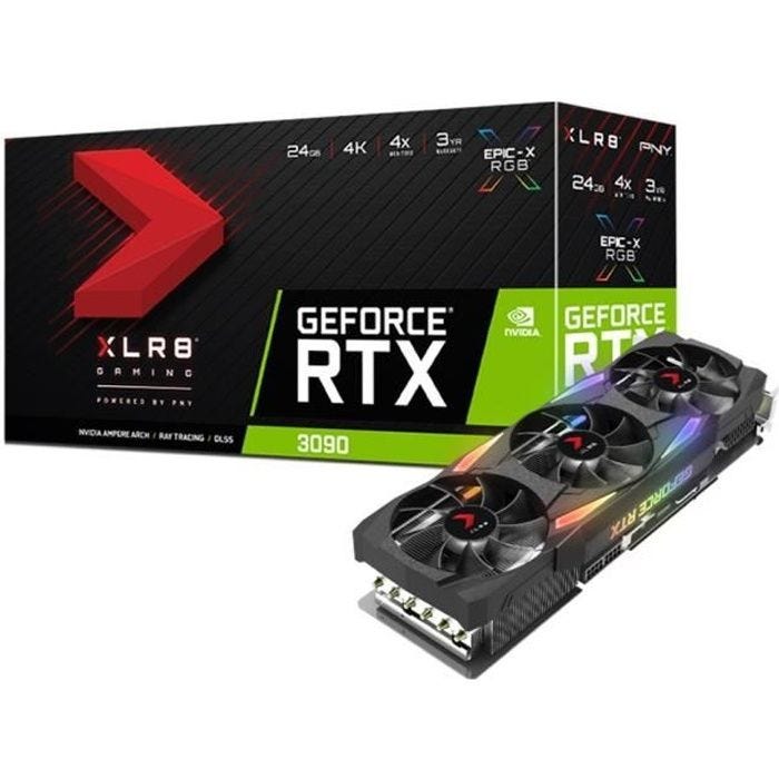 Carte graphique PNY GeForce RTX 3090 XLR8 Gaming Edition - 24 Go