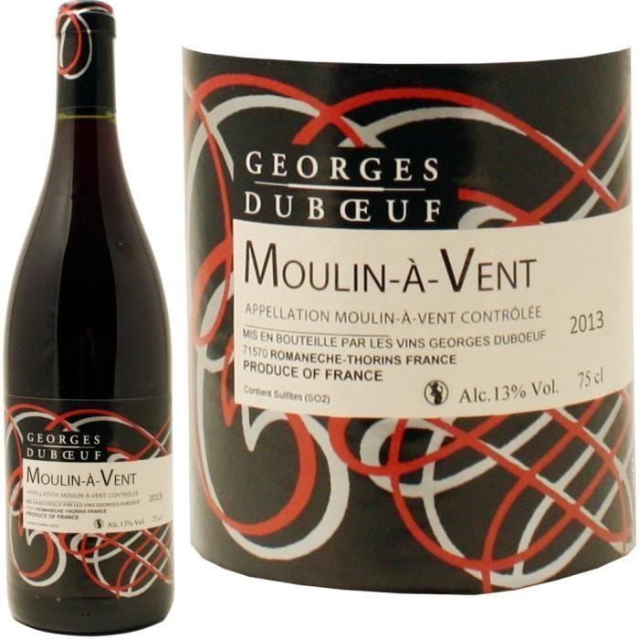 Georges Duboeuf Moulin à Vent 2013 vin rouge x1