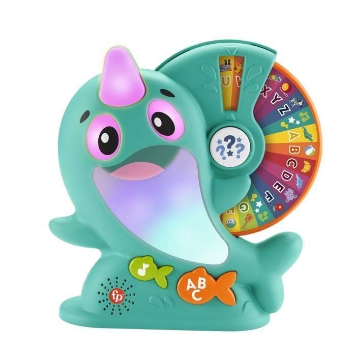 Fisher-Price-Linkimals-Solal le Narval-Jouet d’éveil musical, français HRC56