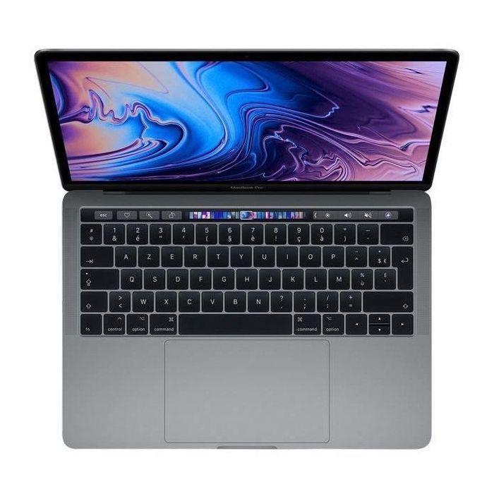 MacBook Pro Touch Bar 13"Core i5 2,9 Ghz 8 Go 256 Go SSD Gris Sidéral (2016) - Batterie Neuve - Reconditionné - Etat correct