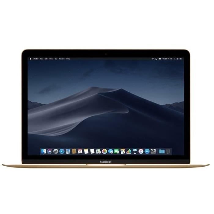 MacBook Retina 12" " Core i5 1,3 Ghz 8 Go 512 Go SSD Or (2017) - Batterie Neuve - Reconditionné - Etat correct