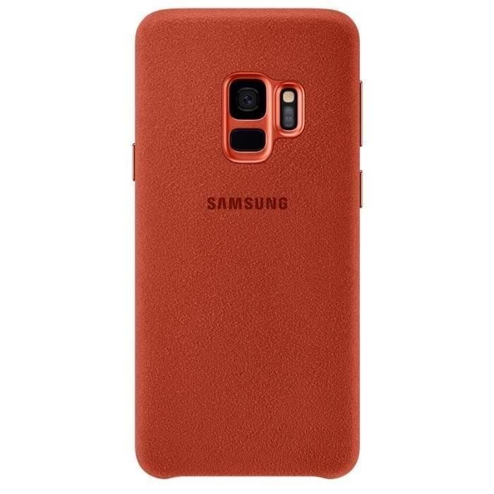 Samsung Coque en Alcantara S9 - Rouge