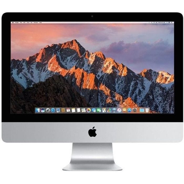 APPLE iMac 21,5" 2015 i5 - 2,8 Ghz - 8 Go RAM - 512 Go SSD - Gris - Reconditionné - Très bon état