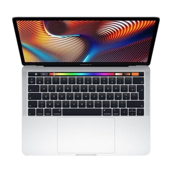 MacBook Pro Touch Bar 13"Core i7 3,3 Ghz 16 Go 256 Go SSD Argent (2016) - Batterie Neuve - Reconditionné - Très bon état