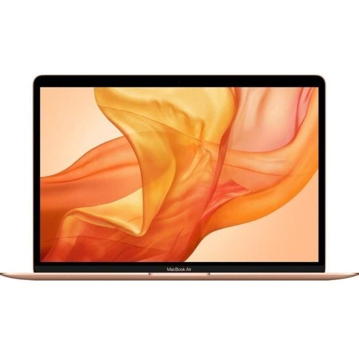 MacBook Air 13"Core i5 1,6 Ghz 8 Go 128 Go SSD Or (2018) - Batterie Neuve - Reconditionné - Très bon état