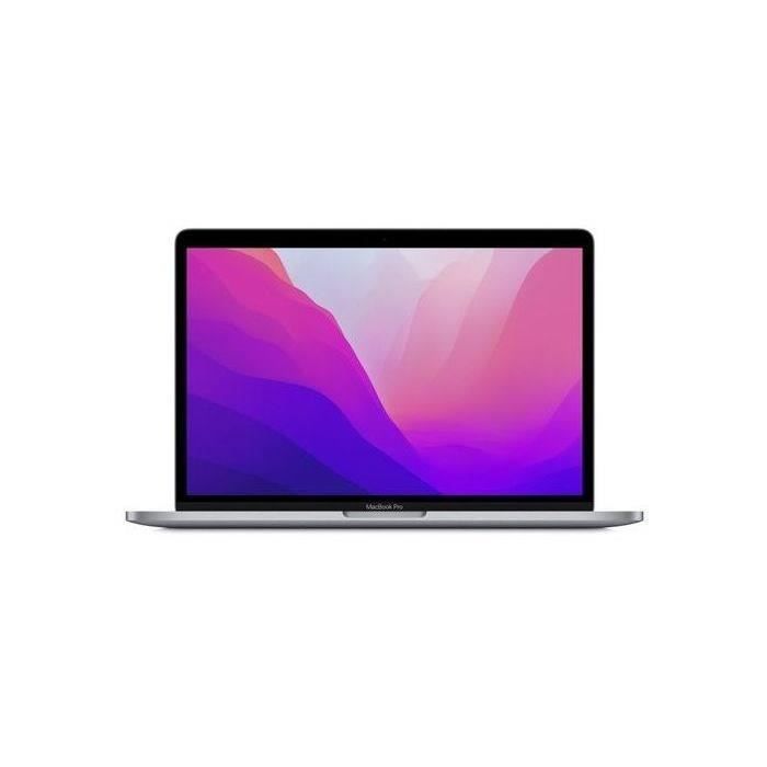 APPLE MacBook Pro Retina Touch Bar 13" Apple M2 3,5 Ghz 8 Go 256 Go SSD Gris Sidéral (2022) - Reconditionné - Très bon état