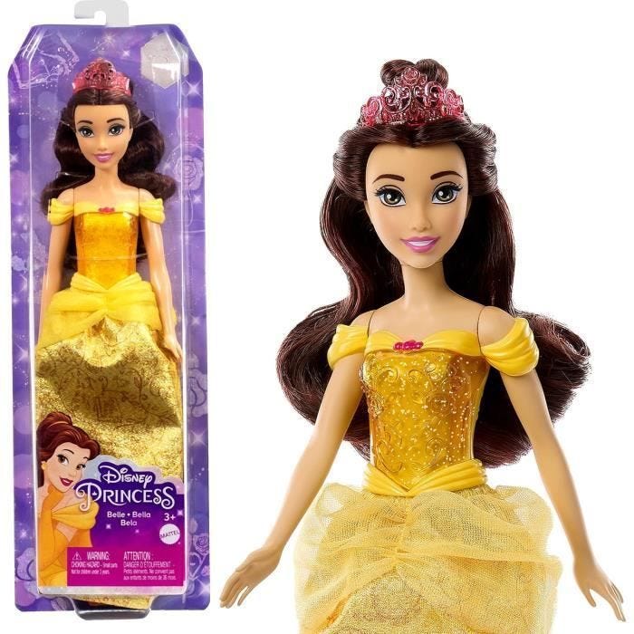 Belle Poupée 29 cm, Mattel Poupée Disney Princesses habillage et accessoires HLW11