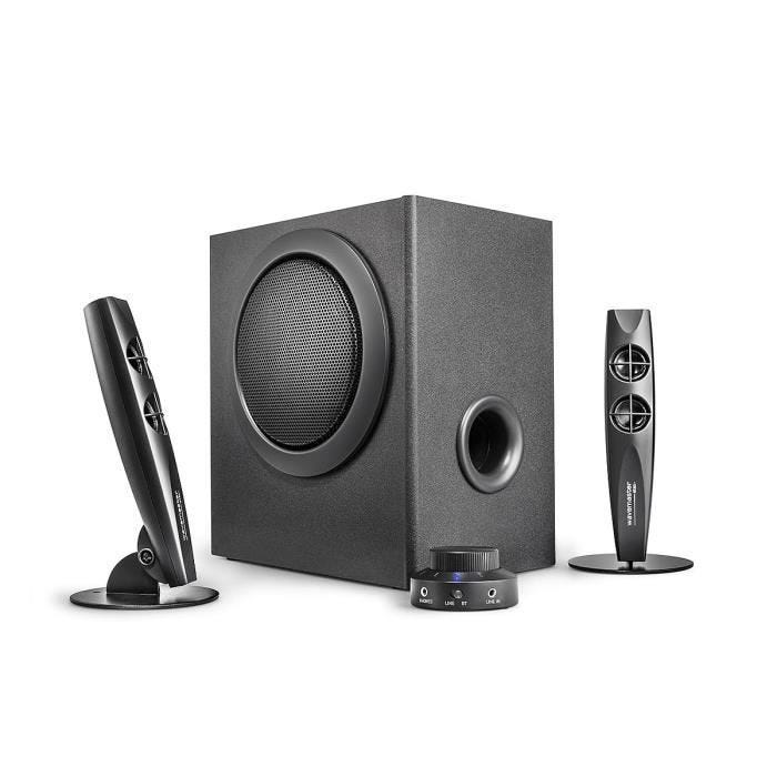 Wavemaster Système d’enceintes stéréo 2.1 STAX BT - 46W - Bluetooth - PC/Mobile/Tablette