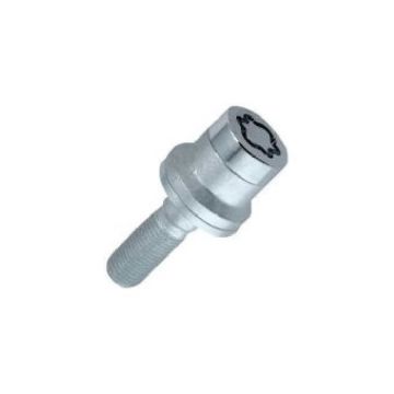 4 vis antivol Chrome 12x125/ Plat/ Long 42.9 mm/ Douille 19mm