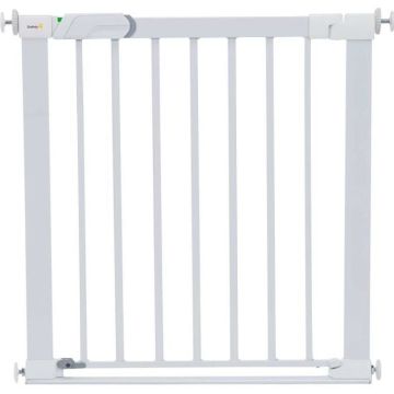 Barrière de sécurité Flat Step - SAFETY 1ST - Blanc - Métal - 73 cm - Pression - Mixte
