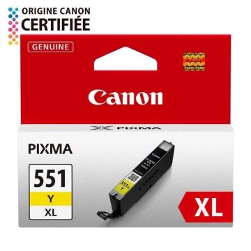CANON Cartouche d'encre CLI-551Y XL grande capacité Jaune (CLI551XL)