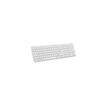 Clavier sans fil - Logitech - K950 Signature Slim - Azerty - Blanc cassé - Bluetooth