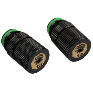 BITSPOWER Customisation PC Bitspower Touchaqua Wasserauslass G1-4 Zoll AG - 2er-Pack, schwa 247457