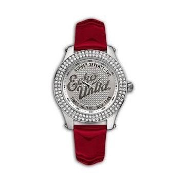 Montre Femme - Ecko - E10038M4 - Quartz - Argent - Cuir rouge verni