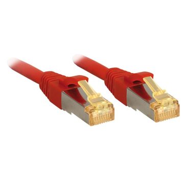 Câble réseau CAT 7 Lsoh - Cuivre - 6000MHz - 20m - Rouge - LINDY
