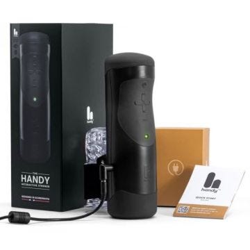 Masturbateur The Handy Interactive Stroker - mixte / adulte Noir