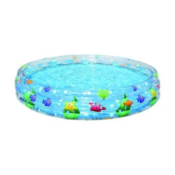 Piscine - Bestway - Décor Marin - 183x33 cm - Bleu - 3 ans et plus - Extérieur - Enfant - Mixte