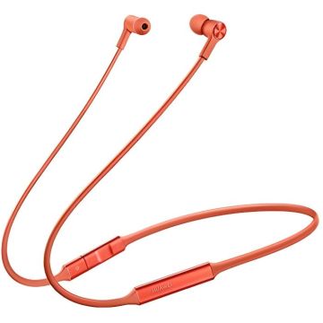 Écouteurs Intra-auriculaires Sans-fil Bluetooth 5.0 HUAWEI FreeLace - Orange - 18h d'autonomie - Imperméable