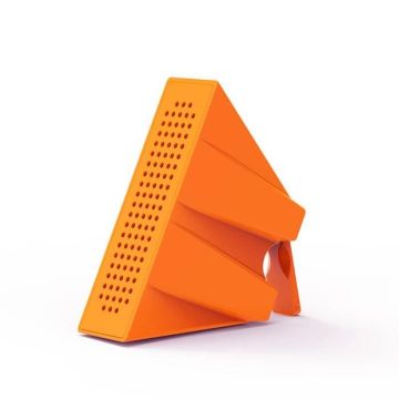 Support de Smartphone - SHOP-STORY - Amplificateur de son - Couleur Orange - 2 en 1 - Livraison 48H