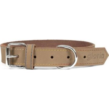 Collier - GLORIA - Nubuck - Brun - Moyen - Ajustable