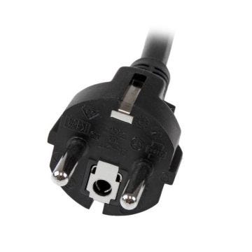 Câble d'alimentation Schuko CEE7 vers IEC 320 C19 pour ordinateur - STARTECH.COM - 2m - Noir