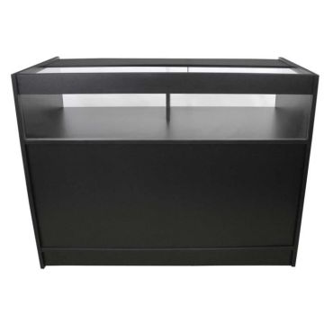 Vitrine Comptoir Blanc B1200 pour Magasins et Commerces