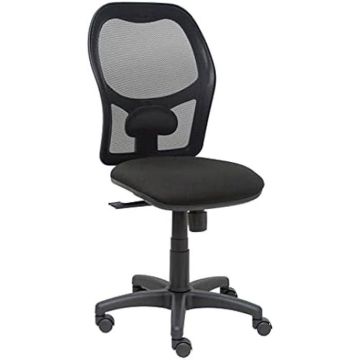 Chaise de Bureau - PIQUERAS Y CRESPO - Aloden - Noir - Réglable en Hauteur - Dossier Ergonomique