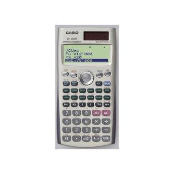 Calculatrice scientifique - Casio - FC-200V - Ecran 4 lignes - Alimentation solaire - 103 g