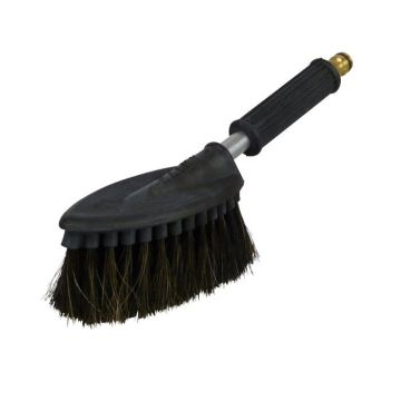 Brosse de lavage - Rainy - Cheval - Caoutchouc - 15x7cm - Avec connection Gardena