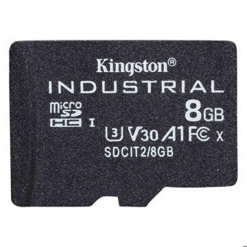 STOCKAGE, Cartes mémoire, Micro SD, Kingston 8 Go Microsdhc Industrial C10 A1