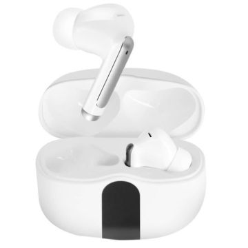 Écouteurs Sans Fil Intra-auriculaires Anti-bruit ANC Contrôle Tactile LinQ Blanc