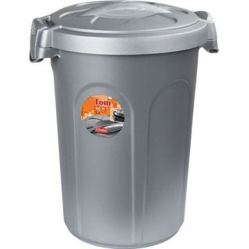 KERBL Conteneur à aliment Tom 16kg 46l pour chien - 44,5x40x61cm - Gris